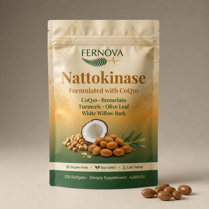 Fernova Nattokinase - 120 Softgels