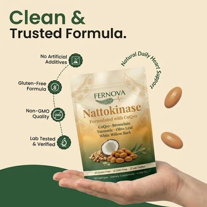 Fernova Nattokinase - 120 Softgels