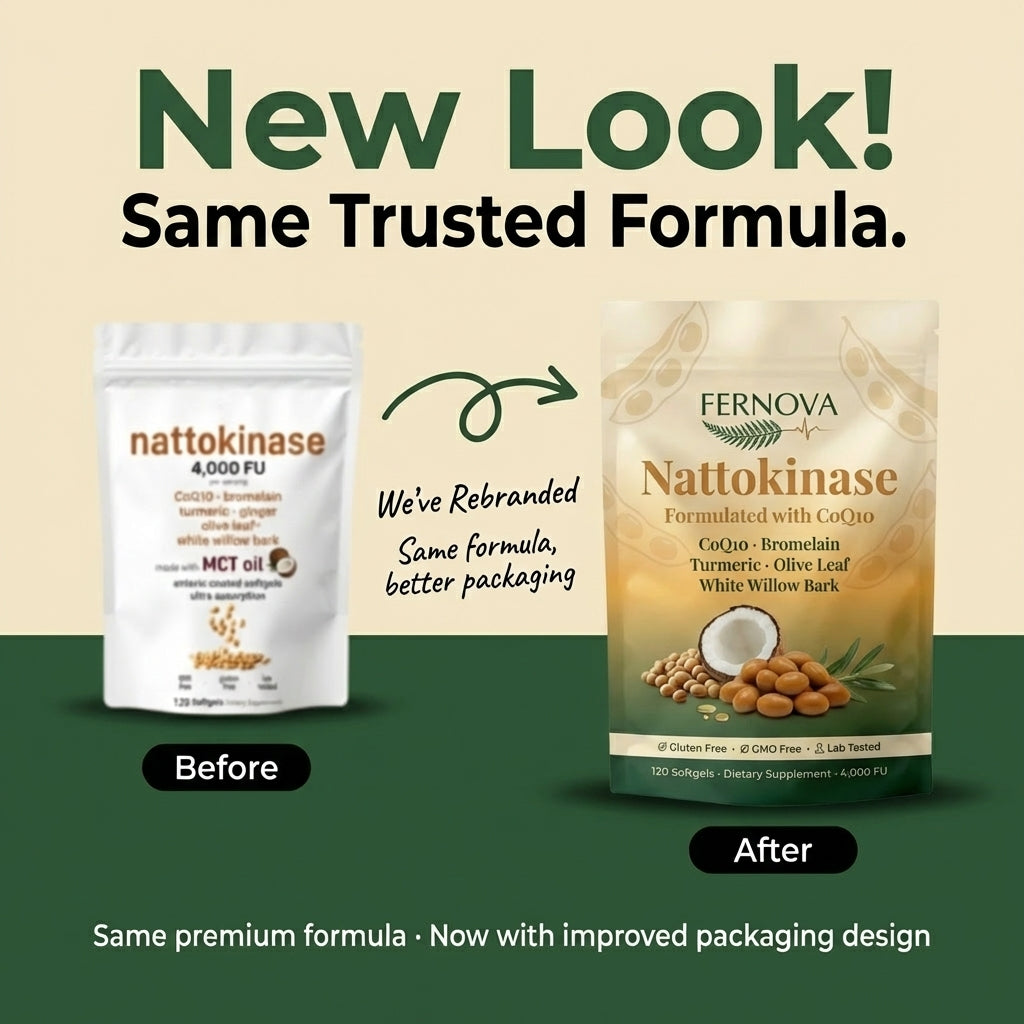 Fernova Nattokinase - 120 Softgels