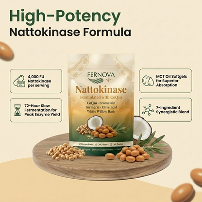 Fernova Nattokinase - 120 Softgels